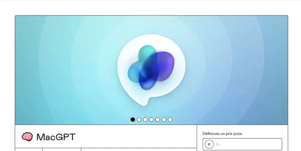 Screenshot of MacGPT