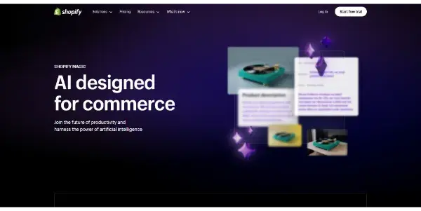 Screenshot of Magic by Shopify