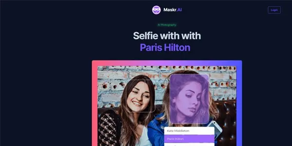 Screenshot of Maskr AI