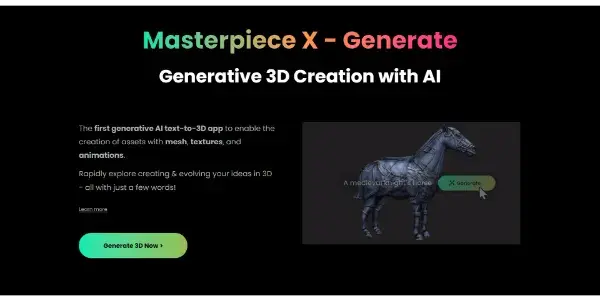 Screenshot of Masterpiece X