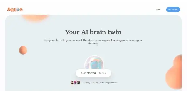 Screenshot of Melon AI