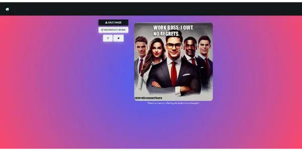 Screenshot of MemeSwift