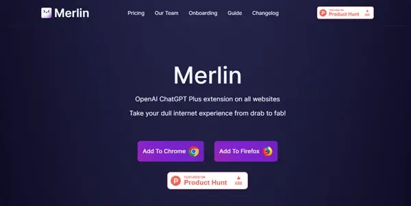 Screenshot of Merlin