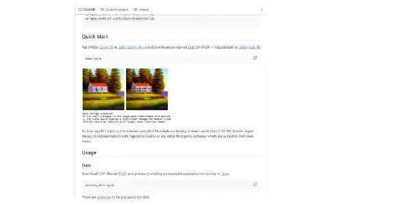 Screenshot of MGIE by Apple