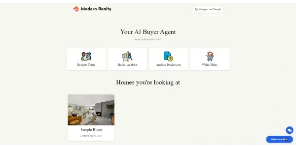Screenshot of Modern Reality