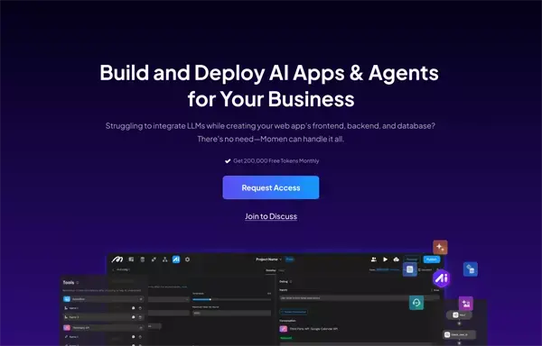 Screenshot of Momen