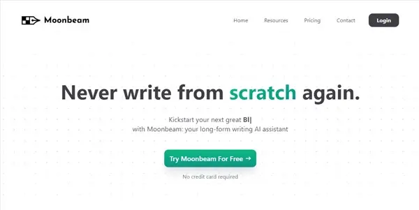 Screenshot of Moonbeam