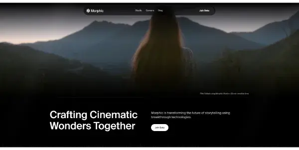 Screenshot of Morphic
