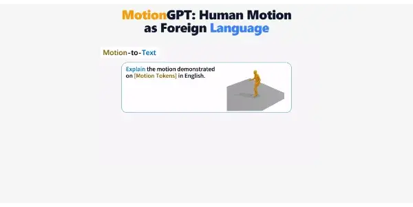 Screenshot of MotionGPT