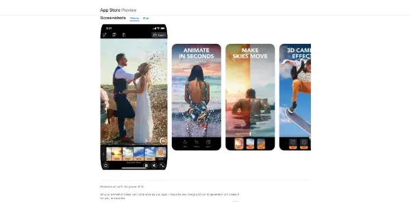 Screenshot of Motionleap