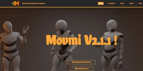Screenshot of Movmi AI