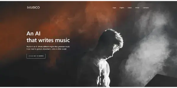 Screenshot of Musico