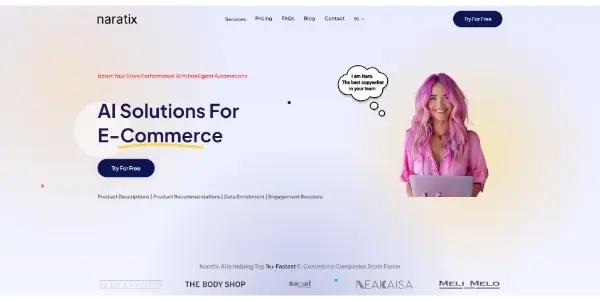Screenshot of Naratix