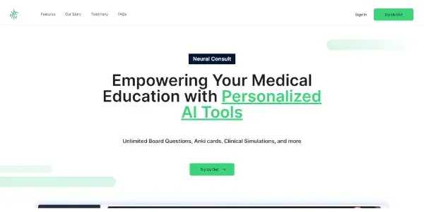 Screenshot of Neural Consult