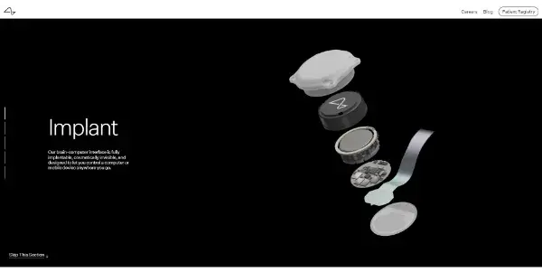 Screenshot of Neuralink