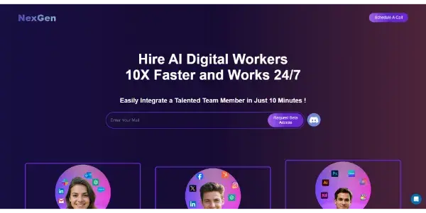 Screenshot of NexGenTeam