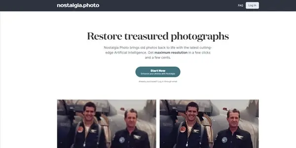 Screenshot of Nostalgia Photo