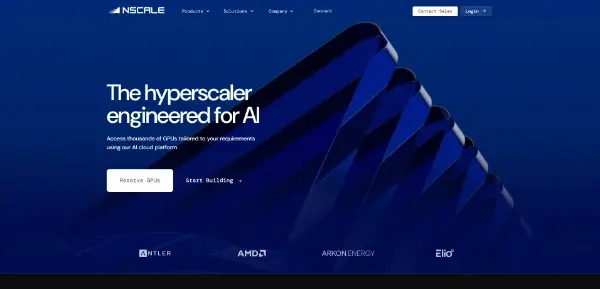 Screenshot of Nscale