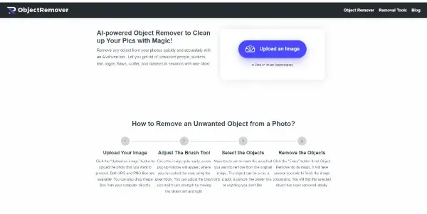 Screenshot of Object Remover