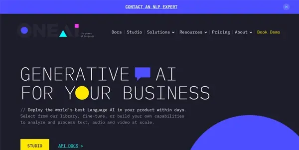 Screenshot of One AI