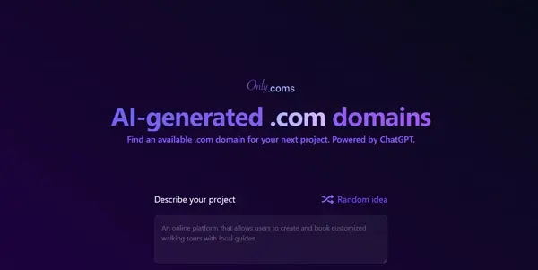 Screenshot of Onlycoms