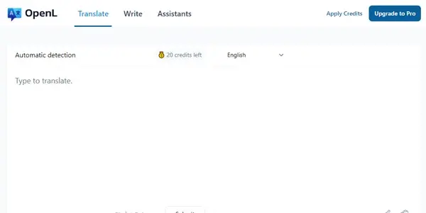 Screenshot of OpenL