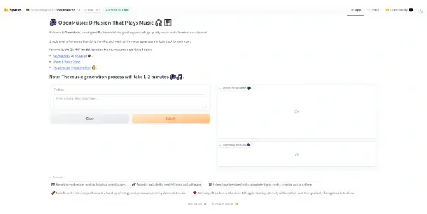 Screenshot of OpenMusic