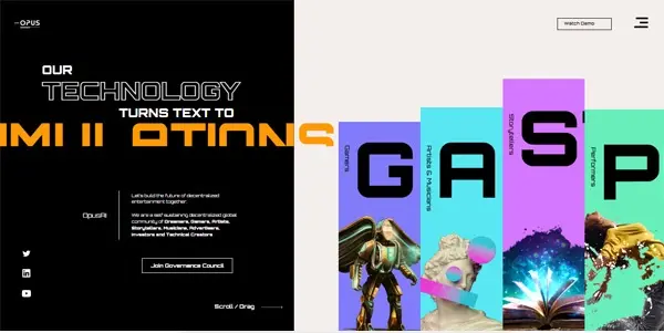 Screenshot of Opus