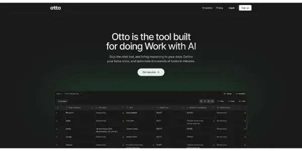 Screenshot of Otto AI