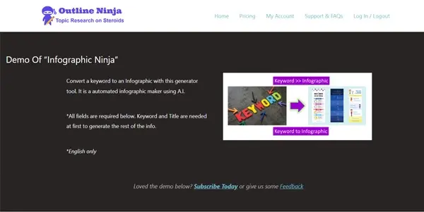 Screenshot of Outline Ninja