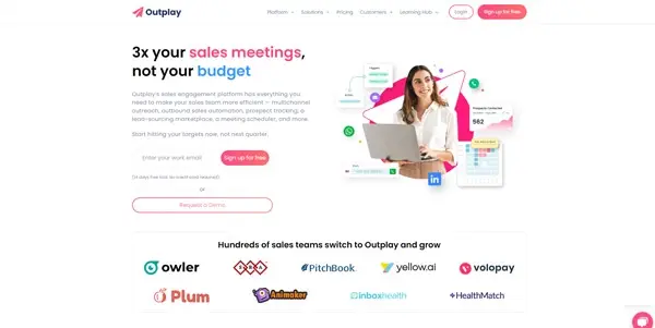 Screenshot of OutplayHQ