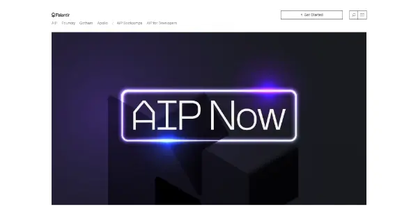 Screenshot of Palantir