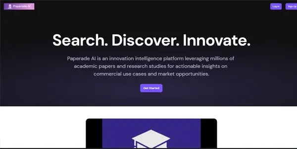 Screenshot of Paperade