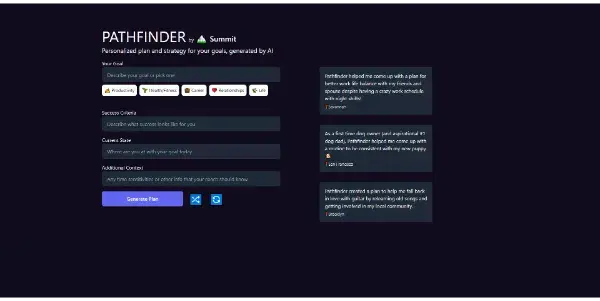 Screenshot of Pathfinder