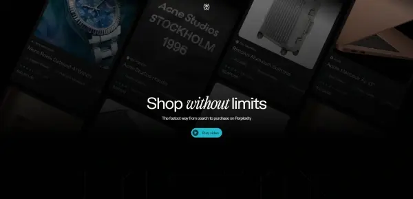 Screenshot of Perplexity Shopping