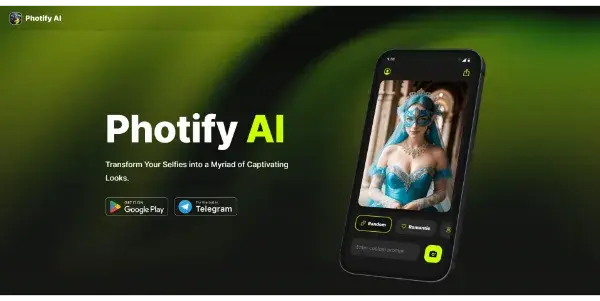 Screenshot of Photify AI