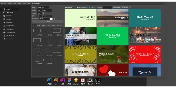 Screenshot of Photopea