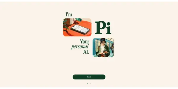Screenshot of Pi AI