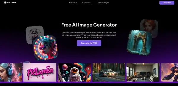 Screenshot of PicLumen