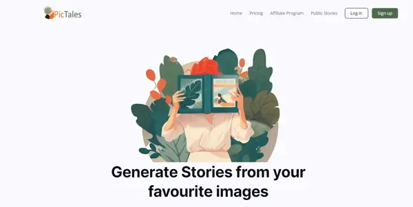 Screenshot of PicTales