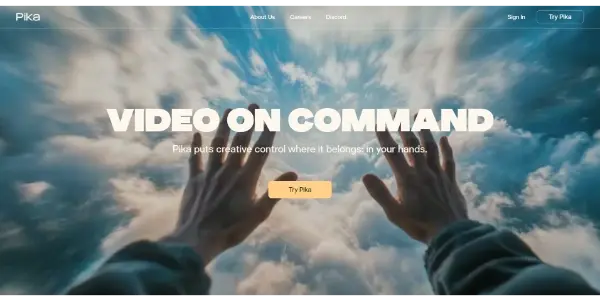 Screenshot of Pika 2.0