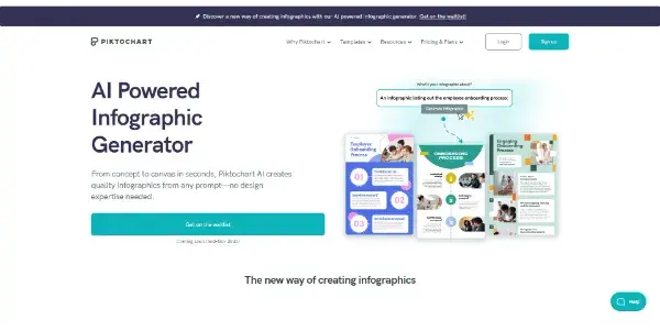 Screenshot of Piktochart AI