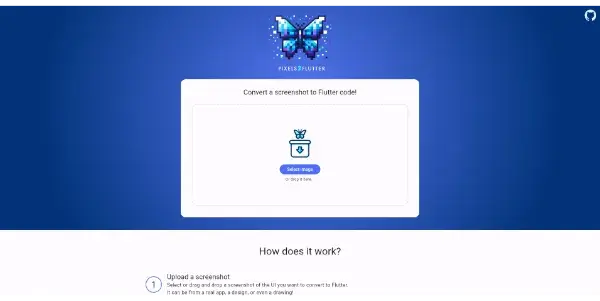 Screenshot of Pixels2Flutter