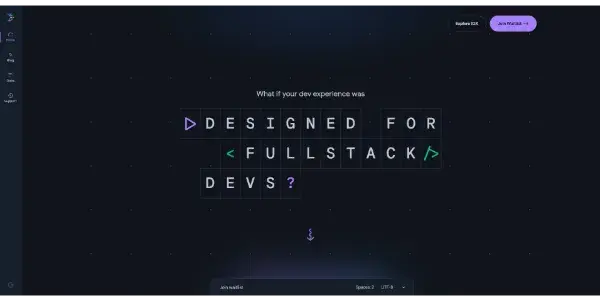 Screenshot of Project IDX by Google