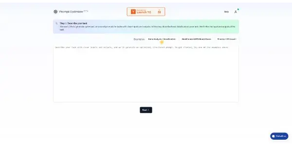 Screenshot of Prompt Optimizer
