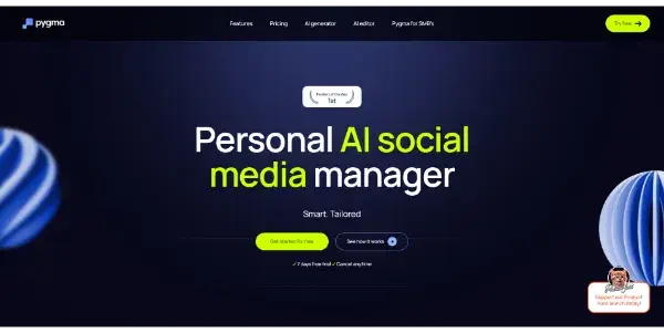 Screenshot of Pygma