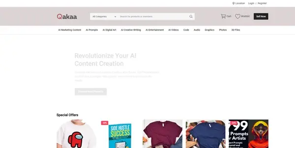 Screenshot of Qakaa