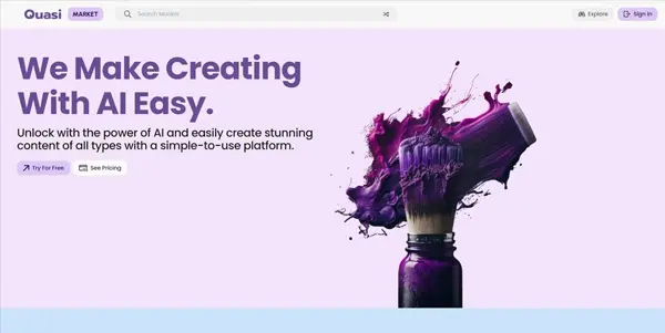 Screenshot of Quasi