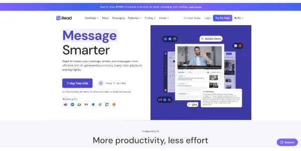 Screenshot of Read AI