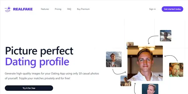 Screenshot of RealFake